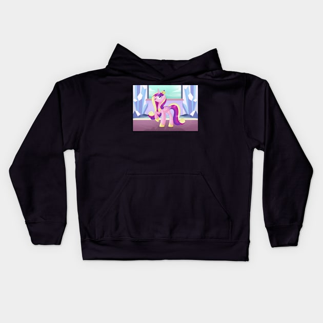 Princess Cadence Kids Hoodie by RaspberryStudios